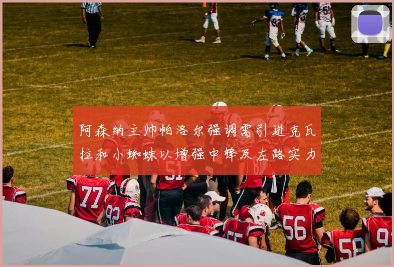 阿森纳主帅帕洛尔强调需引进克瓦拉和小蜘蛛以增强中锋及左路实力